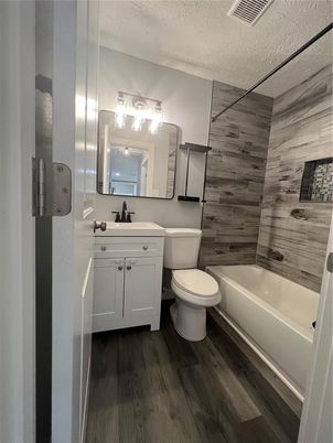 Bathroom, Interior, Wood Texture Flooring, Wooden Walls