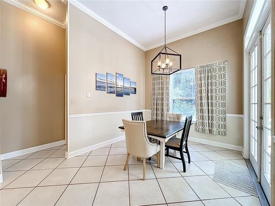 Dining room, Interior, Pendant Lights