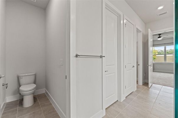Bathroom, Interior, Recessed Lighting