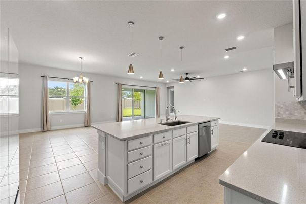 Interior, Kitchen, Pendant Lights, Recessed Lighting