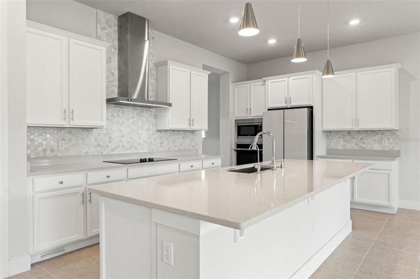 Interior, Kitchen, Pendant Lights, Recessed Lighting