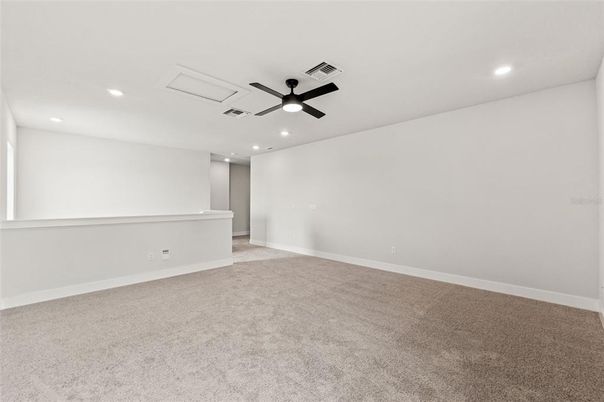 Empty room, Interior, Recessed Lighting