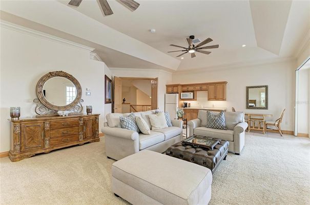 Dining room, Interior, Kitchen, Living room, Recessed Lighting