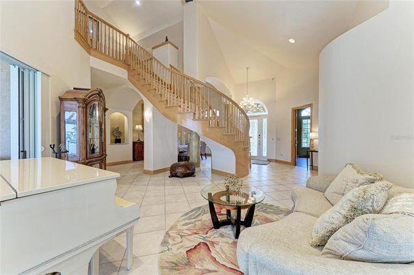 Chandelier, Interior, Living room, Recessed Lighting