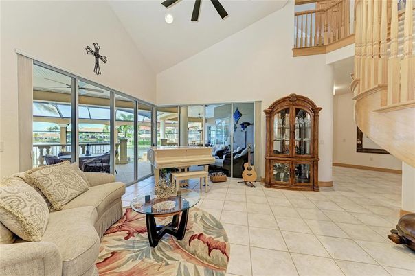 Interior, Living room, Piano, Recessed Lighting