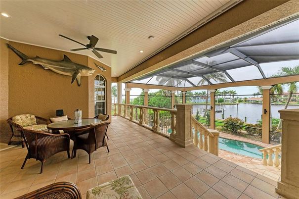 Dining room, Glass Ceilings, Interior, Pool, Recessed Lighting, Sun Room, Water