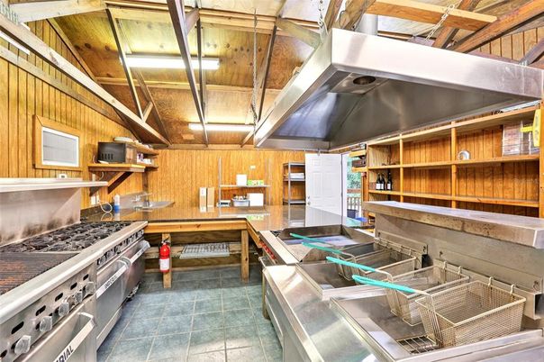 Interior, Kitchen, Stainless Steel Appliances, Wooden Ceilings, Wooden Walls