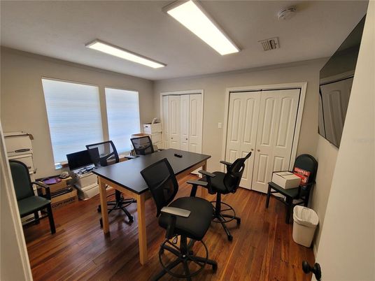 Home Office, Interior, Wood Texture Flooring