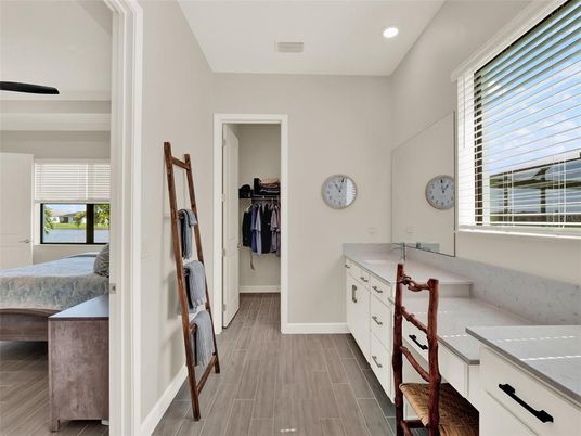 Interior, Recessed Lighting, Walk-in Closets, Wood Texture Flooring