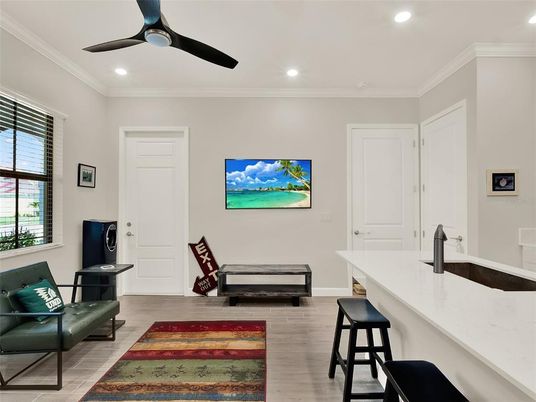 Interior, Recessed Lighting, Wood Texture Flooring