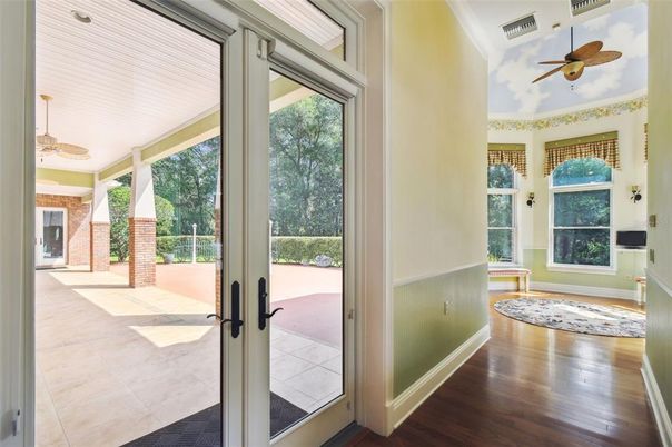 Interior, Sun Room, Wood Texture Flooring