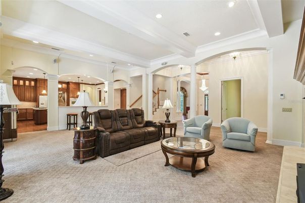 Interior, Kitchen, Living room, Pendant Lights, Recessed Lighting