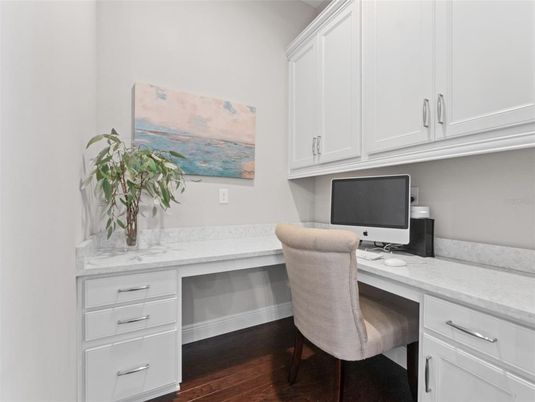 Home Office, Interior, Wood Texture Flooring
