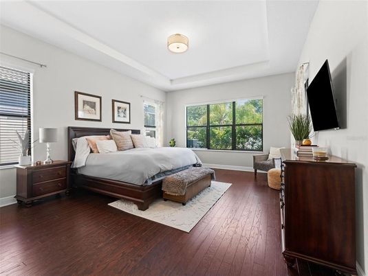 Bedroom, Interior, Wood Texture Flooring