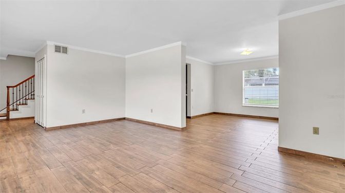 Empty room, Interior, Wood Texture Flooring