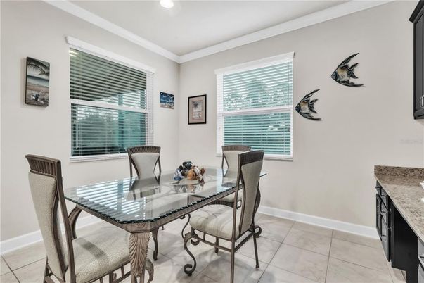 Dining room, Interior, Recessed Lighting