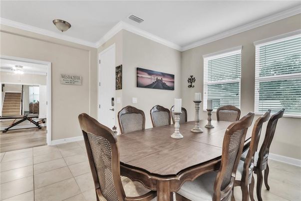 Dining room, Interior, Wood Texture Flooring