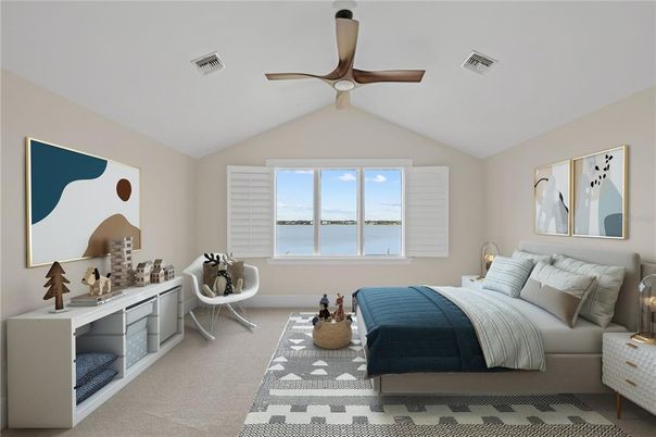 Bedroom, Interior, Water