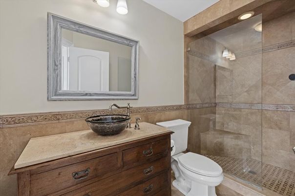 Bathroom, Glass Shower, Interior