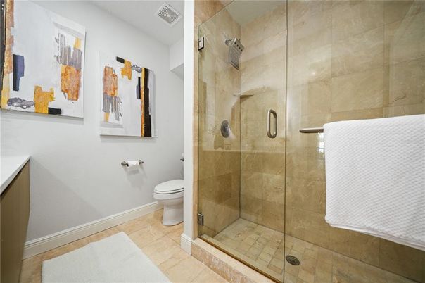 Bathroom, Glass Shower, Interior