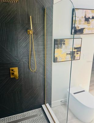Bathroom, Glass Shower, Interior