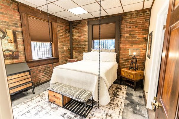 Bedroom, Interior, Stone Walls