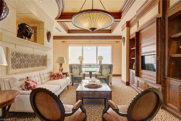 Interior, Living room, Pendant Lights, Stone Walls