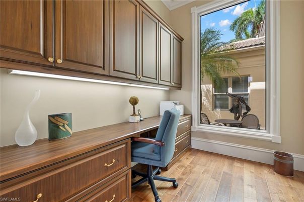 Home Office, Interior, Wood Texture Flooring
