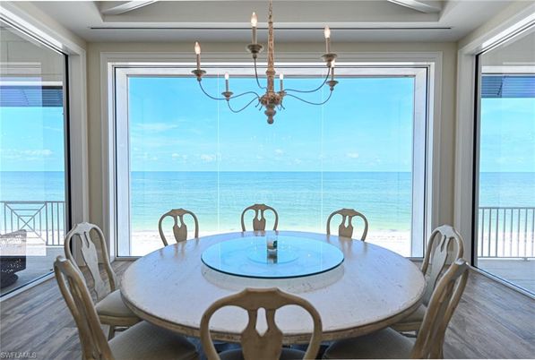 Chandelier, Dining room, Interior, Water, Wood Texture Flooring