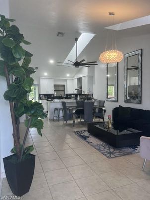 Dining room, Interior, Kitchen, Living room, Pendant Lights, Recessed Lighting