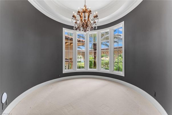Chandelier, Empty room, Interior