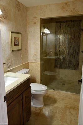 Bathroom, Glass Shower, Interior