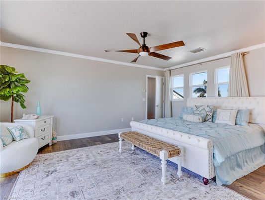 Bedroom, Interior, Wood Texture Flooring