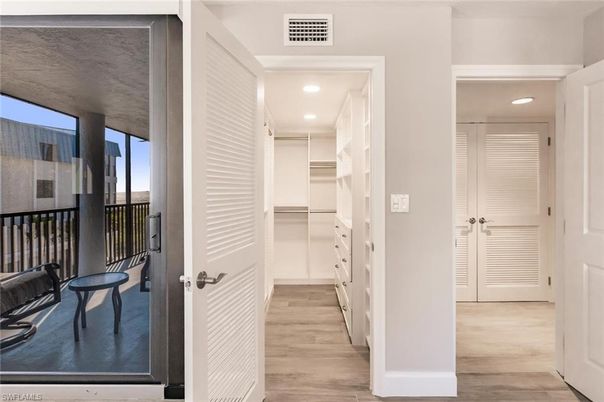 Interior, Recessed Lighting, Walk-in Closets, Wood Texture Flooring