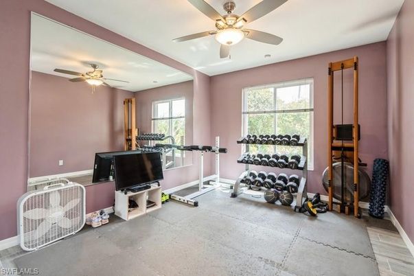 Fitness Equipment, Interior, Wood Texture Flooring
