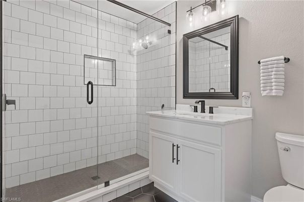 Bathroom, Glass Shower, Interior