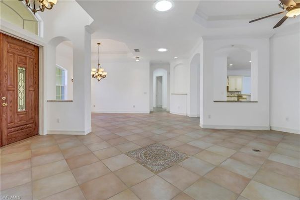 Chandelier, Interior, Recessed Lighting