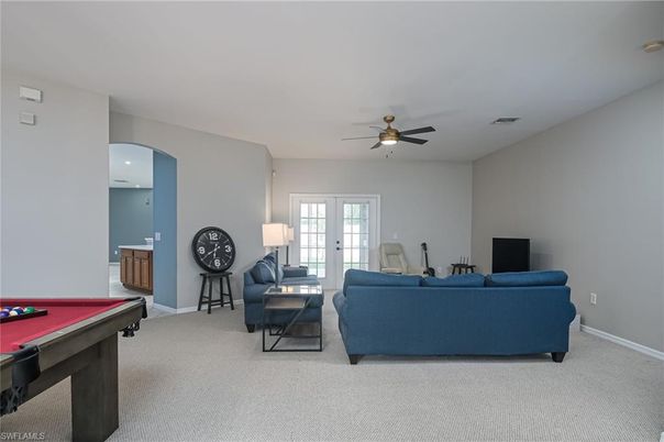 Billiard Table, Game Room, Interior, Living room