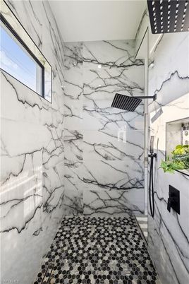 Bathroom, Interior, Marble Walls