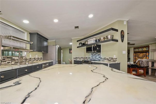 Interior, Kitchen, Recessed Lighting, Stainless Steel Appliances