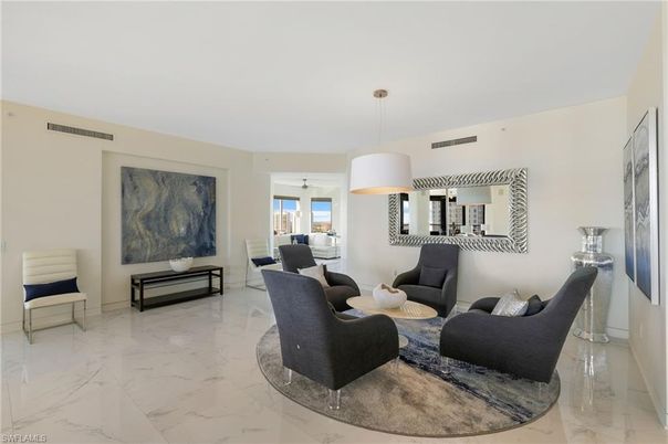 Dining room, Interior, Living room, Marble, Pendant Lights