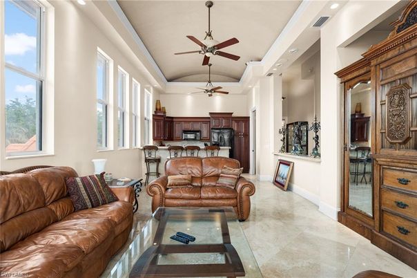 Interior, Kitchen, Living room, Recessed Lighting