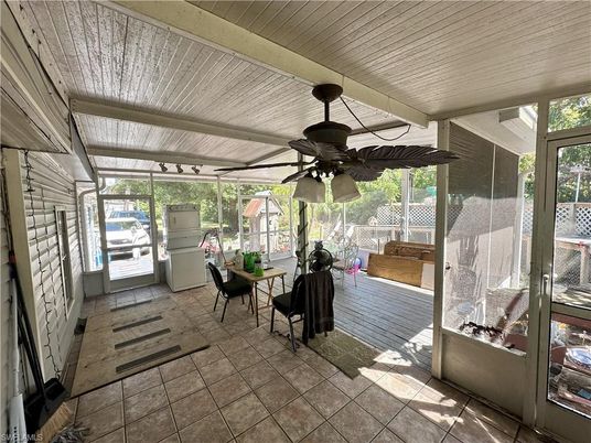 Interior, Stone Walls, Sun Room