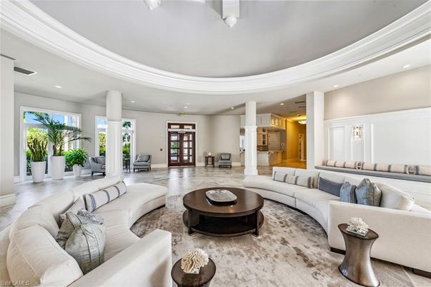 Interior, Living room, Recessed Lighting