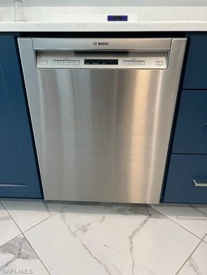 Interior, Kitchen, Marble, Stainless Steel Appliances