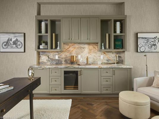 Home Office, Interior, Wood Texture Flooring