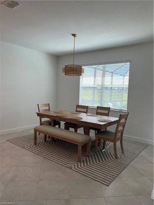 Dining room, Interior, Pendant Lights