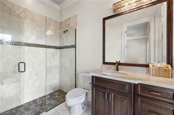 Bathroom, Glass Shower, Interior