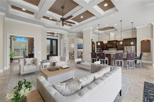 Interior, Kitchen, Living room, Pendant Lights, Recessed Lighting