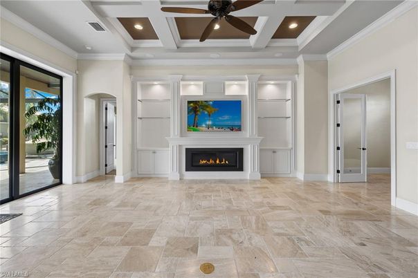 Fireplace, Interior, Recessed Lighting